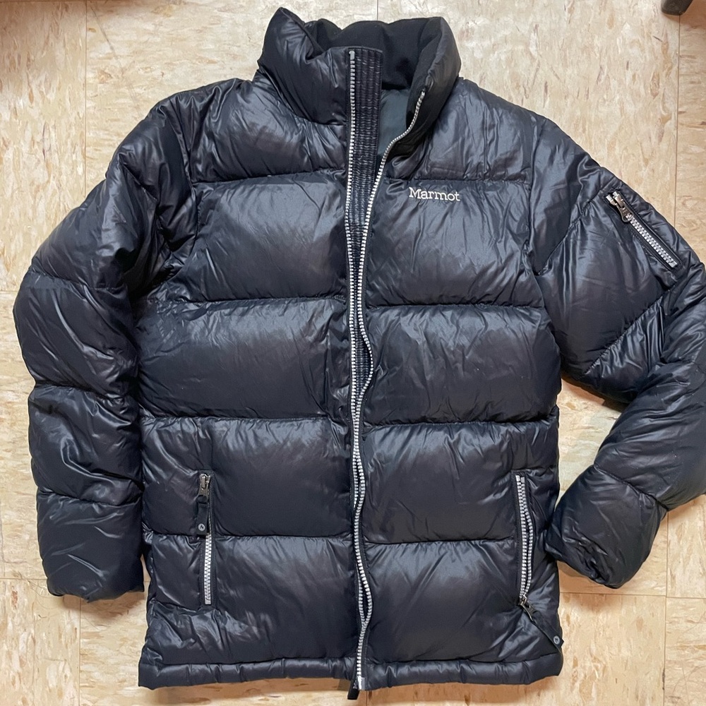Marmot Kids Black Puffer Jacket